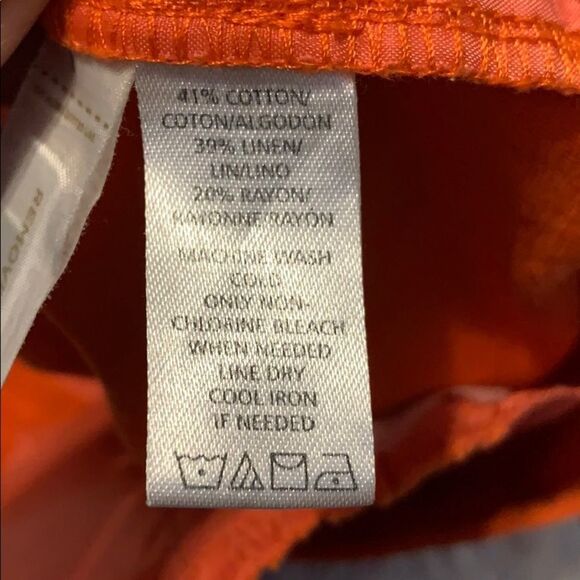 Ann Taylor LOFT orange shorts - size 4 - Picture 11 of 11